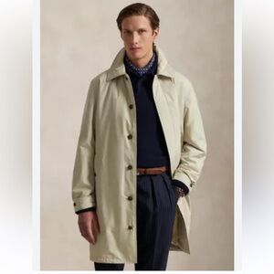 NWT Polo Ralph Lauren CAMEL Packable Water Repellent Walking Coat  Jacket XL